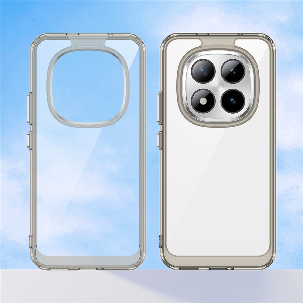 Gelový obal s pevnými zády na Xiaomi Redmi Note 15 Pro+ 5G - šedý