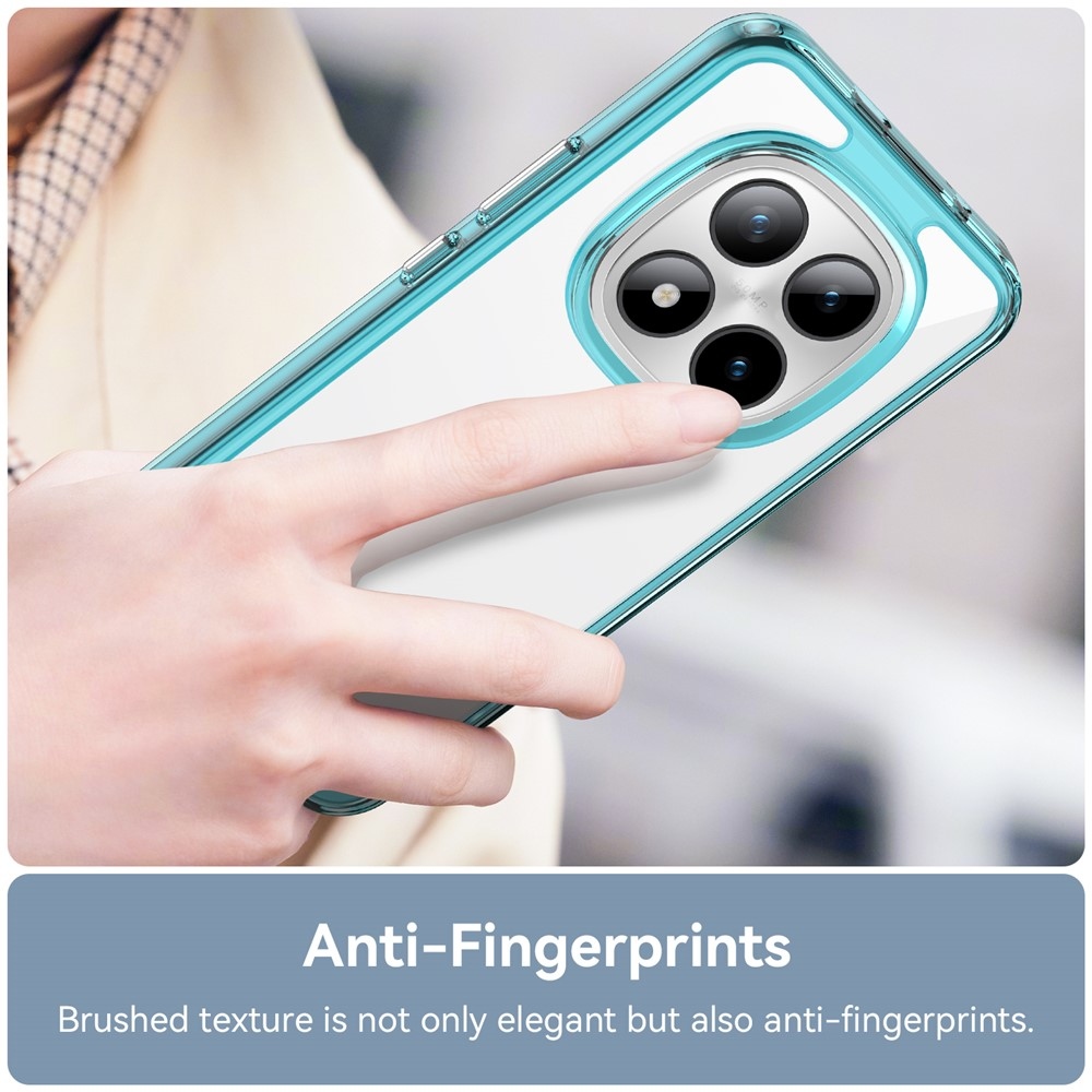 Gelový obal s pevnými zády na Xiaomi Redmi Note 15 Pro+ 5G - světlemodrý