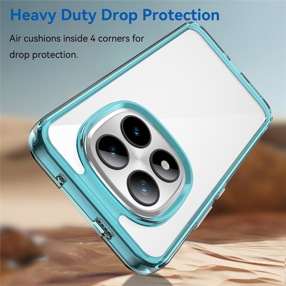 Gelový obal s pevnými zády na Xiaomi Redmi Note 15 Pro+ 5G - světlemodrý