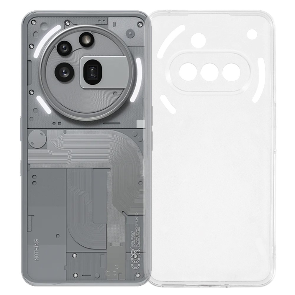 Gelový průhledný obal pro mobil Nothing Phone (3a) - průhledný
