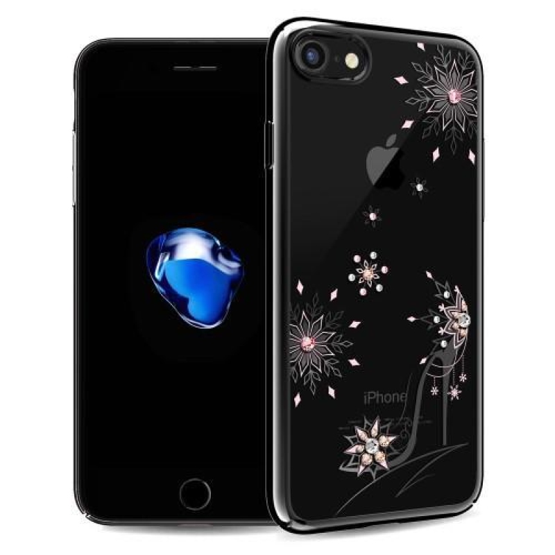 Gems zdobený plastový obal na iPhone 8 Plus a 7 Plus - střevíček