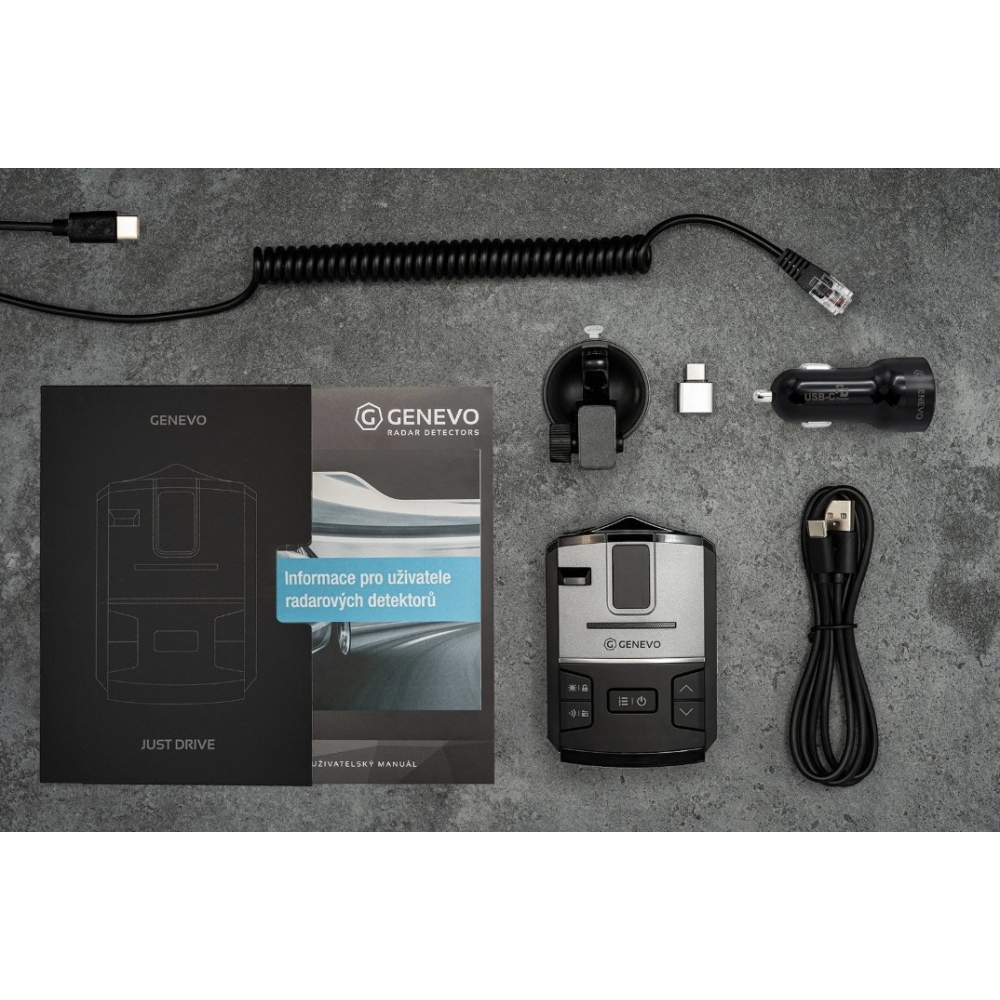 Přenosný radarový detektor Genevo MAX