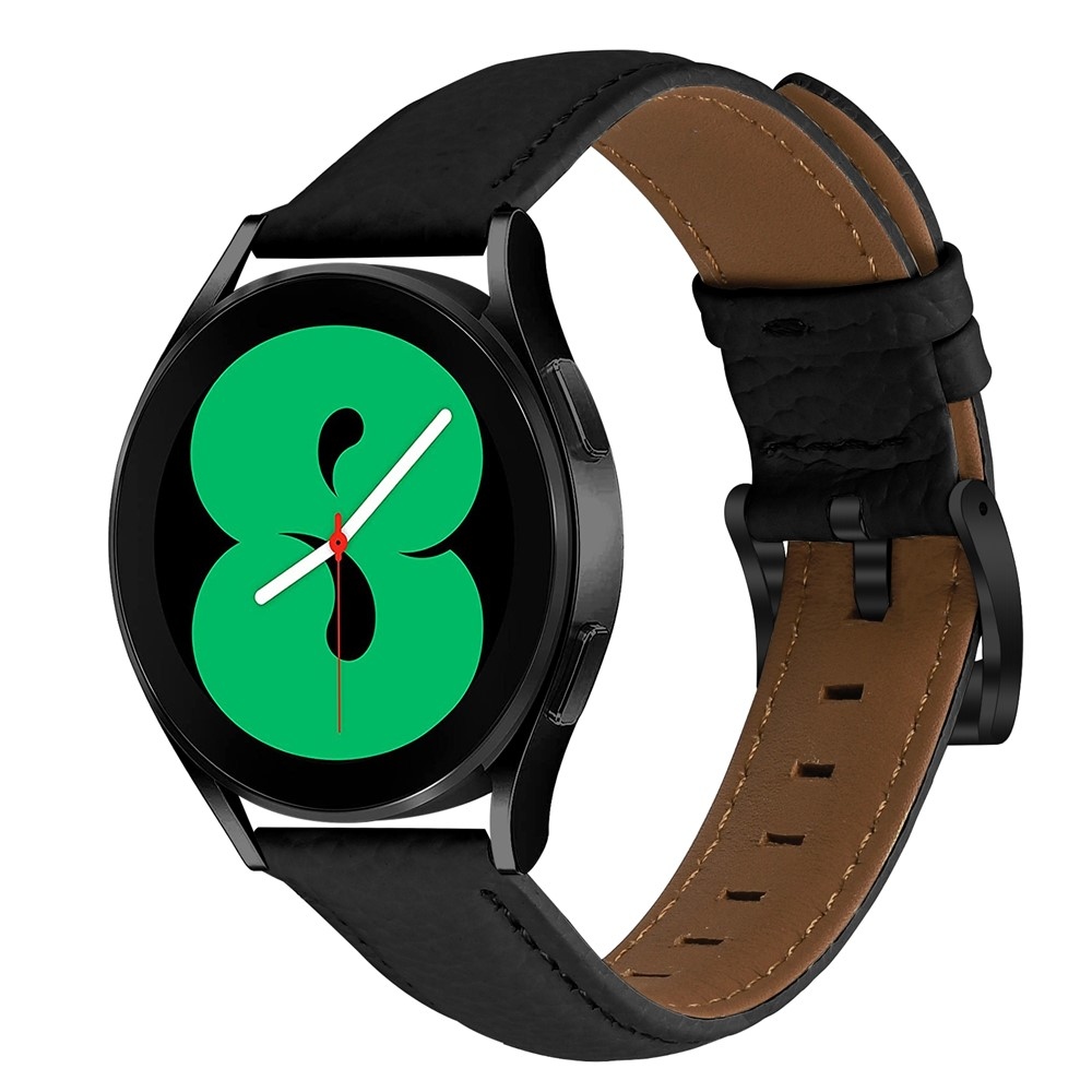 Genu kožený řemínek na Amazfit Active 2 Square/Active 2 - černý