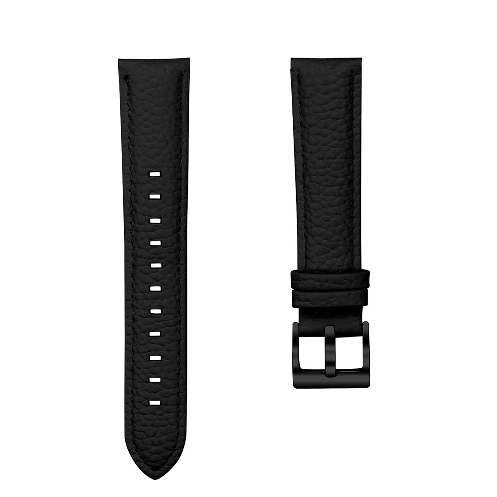 Genu kožený řemínek na Amazfit Active 2 Square/Active 2 - černý