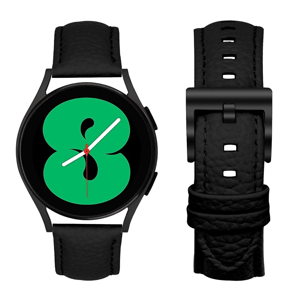 Genu kožený řemínek na Amazfit Active 2 Square/Active 2 - černý
