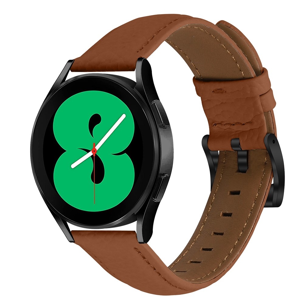 Genu kožený řemínek na Amazfit Active 2 Square/Active 2 - hnědý