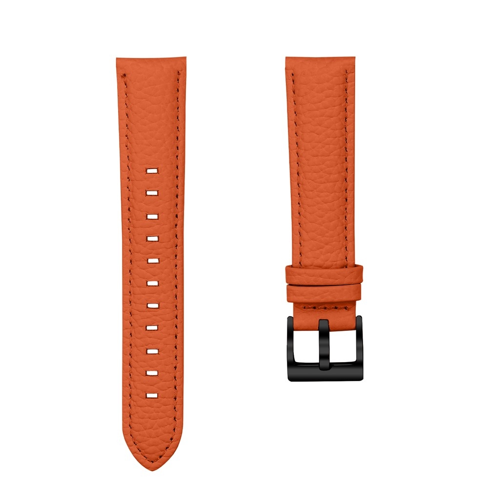 Genu kožený řemínek na Amazfit Active 2 Square/Active 2 - oranžový