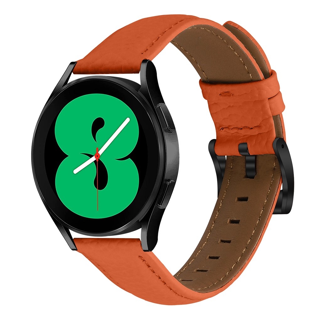 Genu kožený řemínek na Amazfit Active 2 Square/Active 2 - oranžový