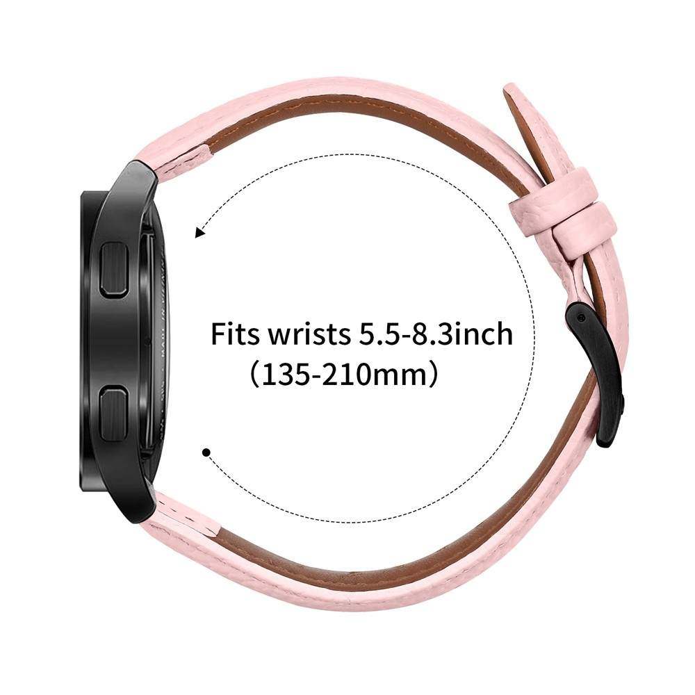 Genu kožený řemínek na Amazfit Active 2 Square/Active 2 - růžový