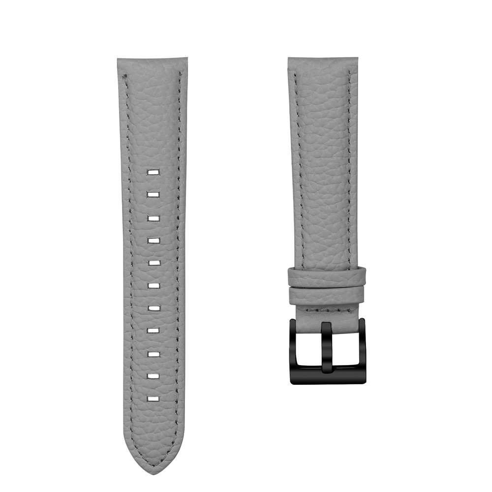 Genu kožený řemínek na Amazfit Active 2 Square/Active 2 - šedý