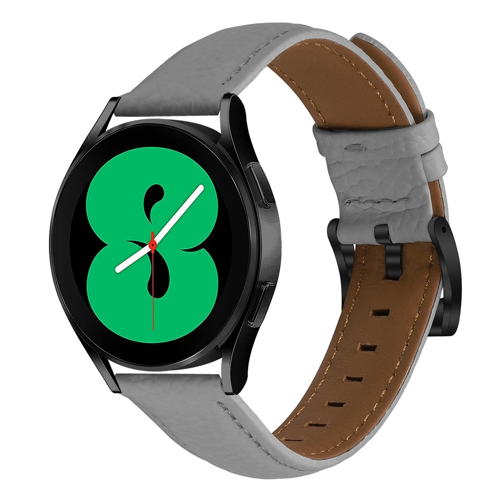 Genu kožený řemínek na Amazfit Active 2 Square/Active 2 - šedý