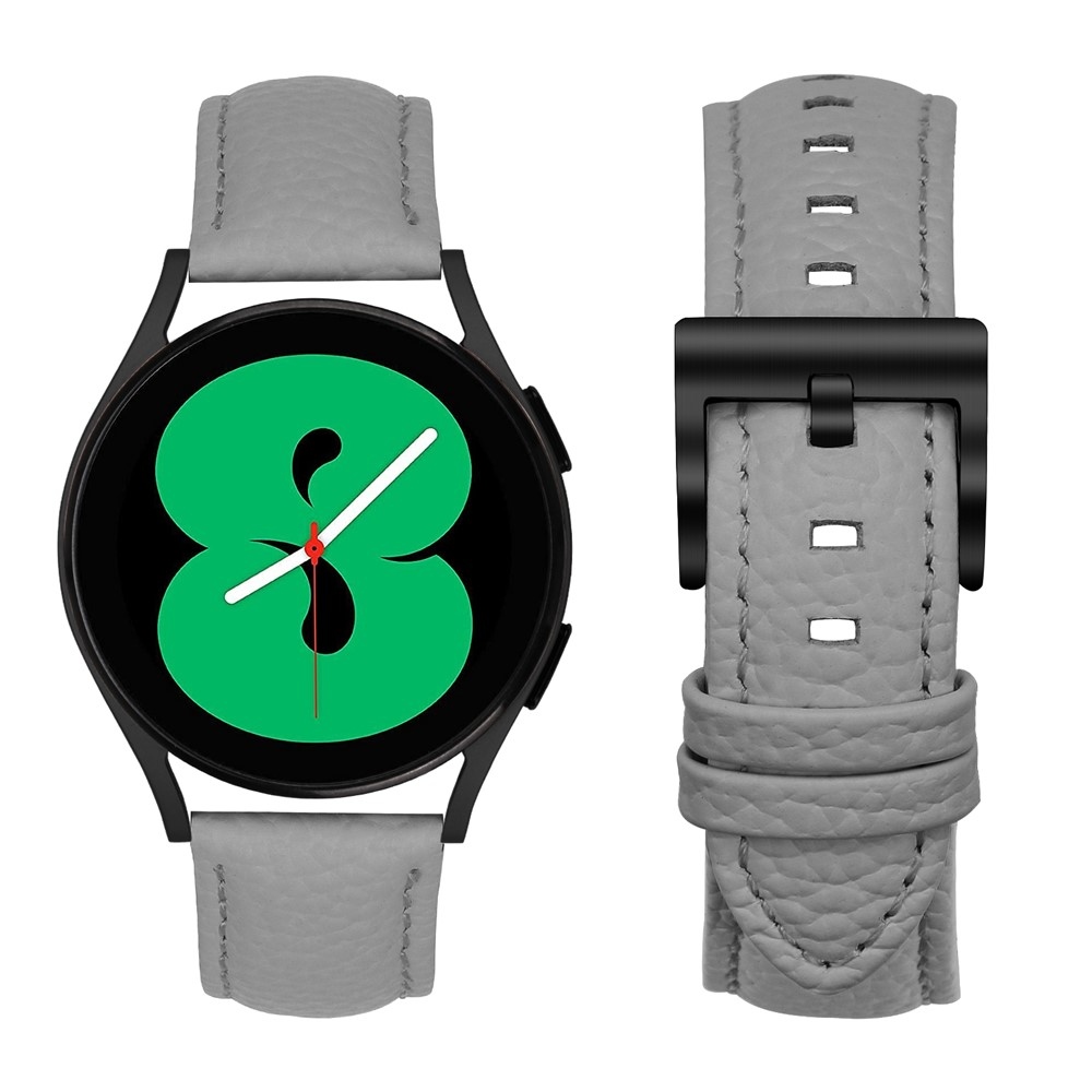 Genu kožený řemínek na Amazfit Active 2 Square/Active 2 - šedý