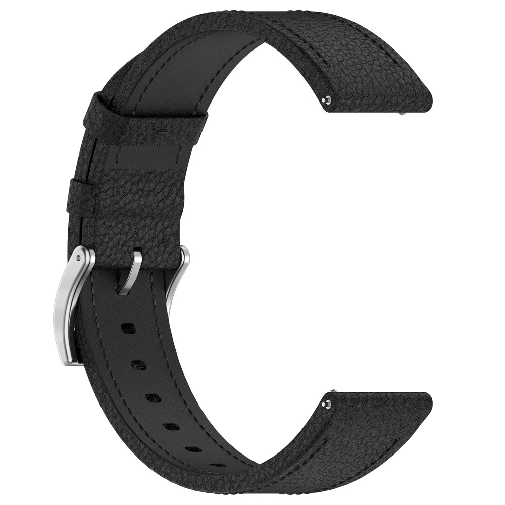 Genu kožený řemínek na Amazfit Balance 3/Bip Max  - černý