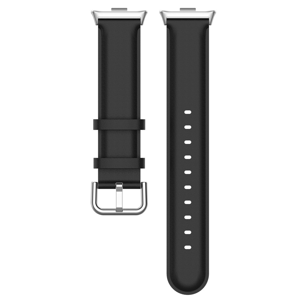 Genu kožený řemínek na Xiaomi Smart Band 10 Pro/9 Pro/8 Pro/Redmi Watch 6/5/4 - černý