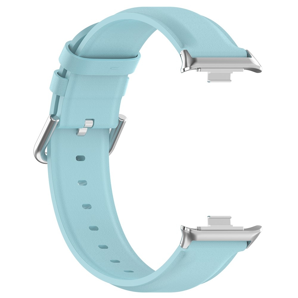 Genu kožený řemínek na Xiaomi Smart Band 10 Pro/9 Pro/8 Pro/Redmi Watch 6/5/4 - modrý