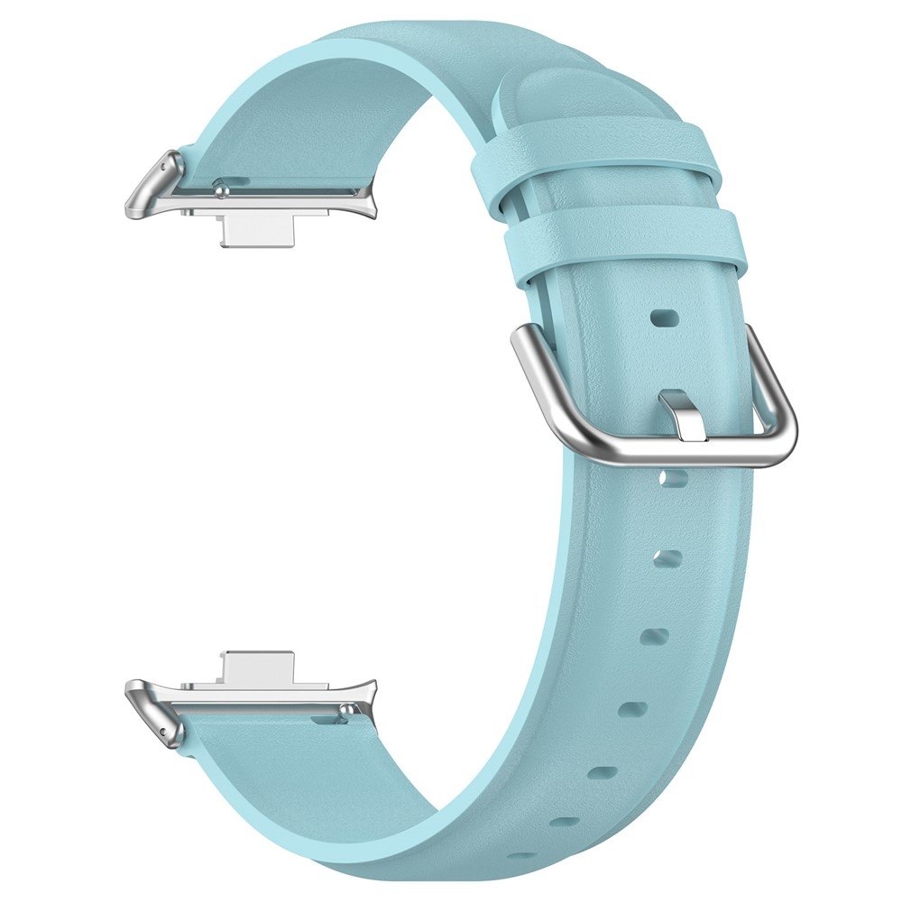 Genu kožený řemínek na Xiaomi Smart Band 10 Pro/9 Pro/8 Pro/Redmi Watch 6/5/4 - modrý