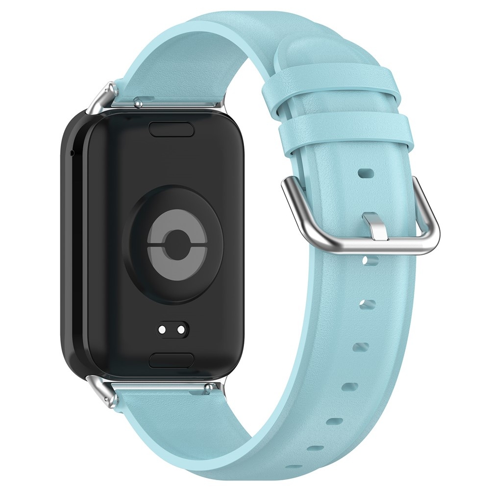 Genu kožený řemínek na Xiaomi Smart Band 10 Pro/9 Pro/8 Pro/Redmi Watch 6/5/4 - modrý