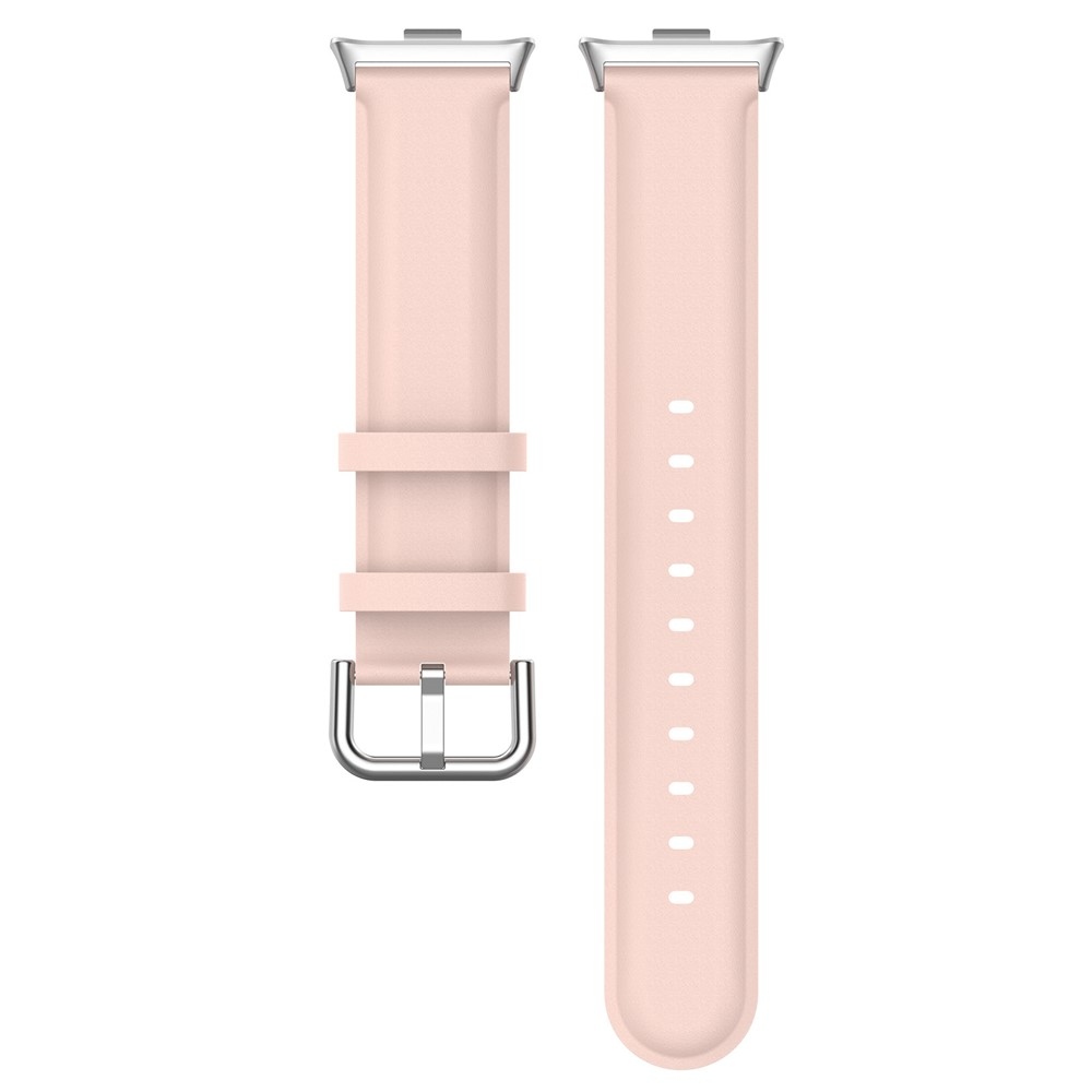 Genu kožený řemínek na Xiaomi Smart Band 10 Pro/9 Pro/8 Pro/Redmi Watch 6/5/4 - růžový