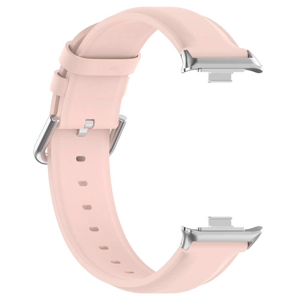 Genu kožený řemínek na Xiaomi Smart Band 10 Pro/9 Pro/8 Pro/Redmi Watch 6/5/4 - růžový