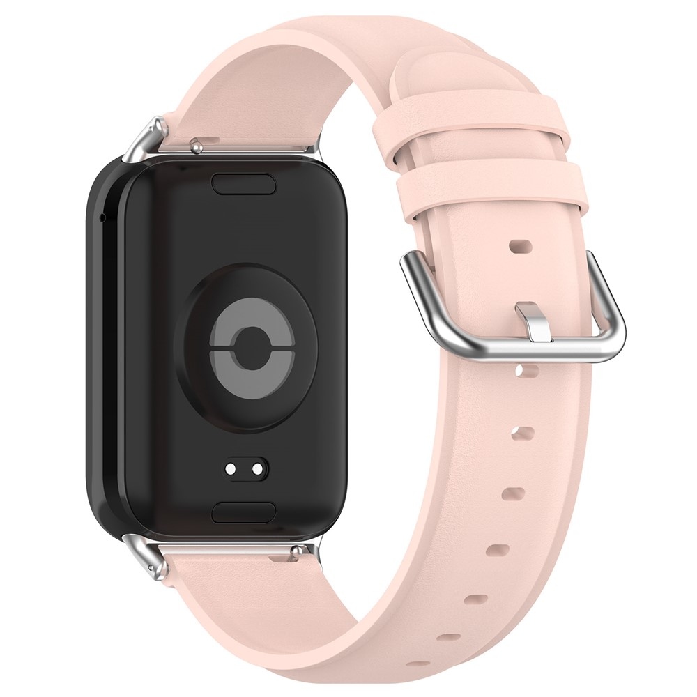 Genu kožený řemínek na Xiaomi Smart Band 10 Pro/9 Pro/8 Pro/Redmi Watch 6/5/4 - růžový