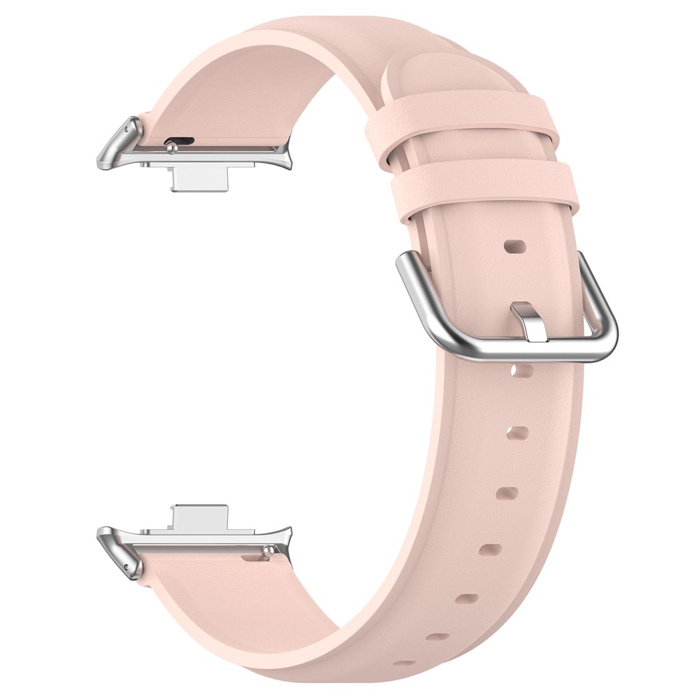 Genu kožený řemínek na Xiaomi Smart Band 10 Pro/9 Pro/8 Pro/Redmi Watch 6/5/4 - růžový