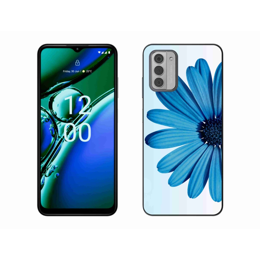 Gelový obal mmCase na Nokia G42 - modrá kopretina