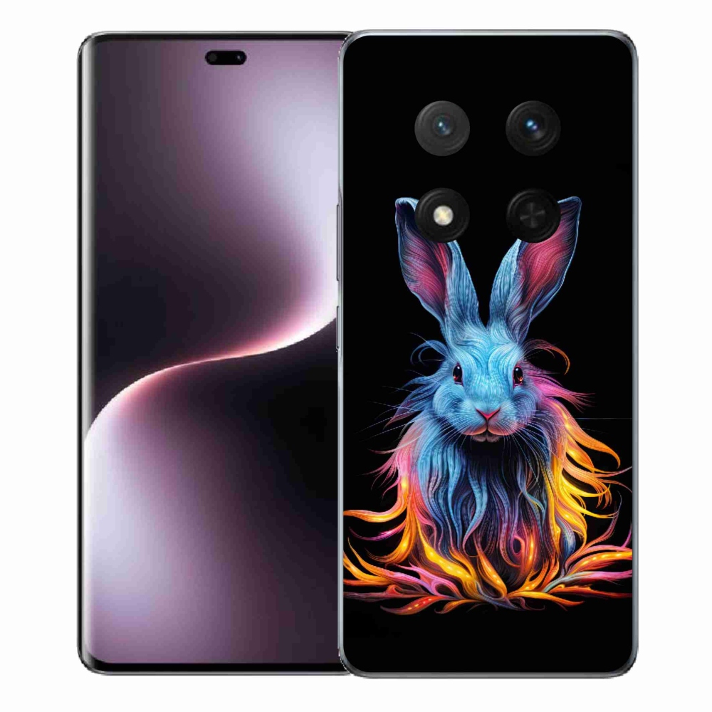 Gelový kryt mmCase na Honor Magic 7 Lite 5G - abstraktní zajíc
