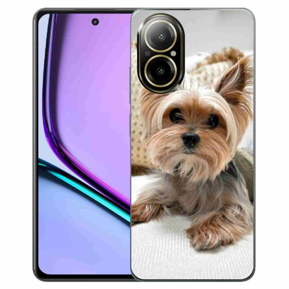 Gelový obal mmCase na Realme C67 - jorkšír 5