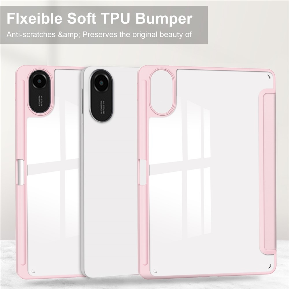 Case chytré zavírací pouzdro na tablet Xiaomi Redmi Pad 2 - růžové