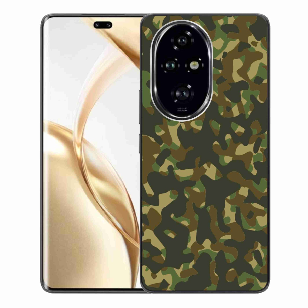 Gelový kryt mmCase na Honor 200 Pro 5G - maskáčový vzor 1