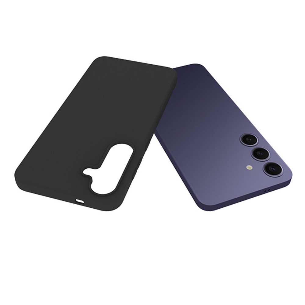 Matný gelový obal na Samsung Galaxy S25+ - černý
