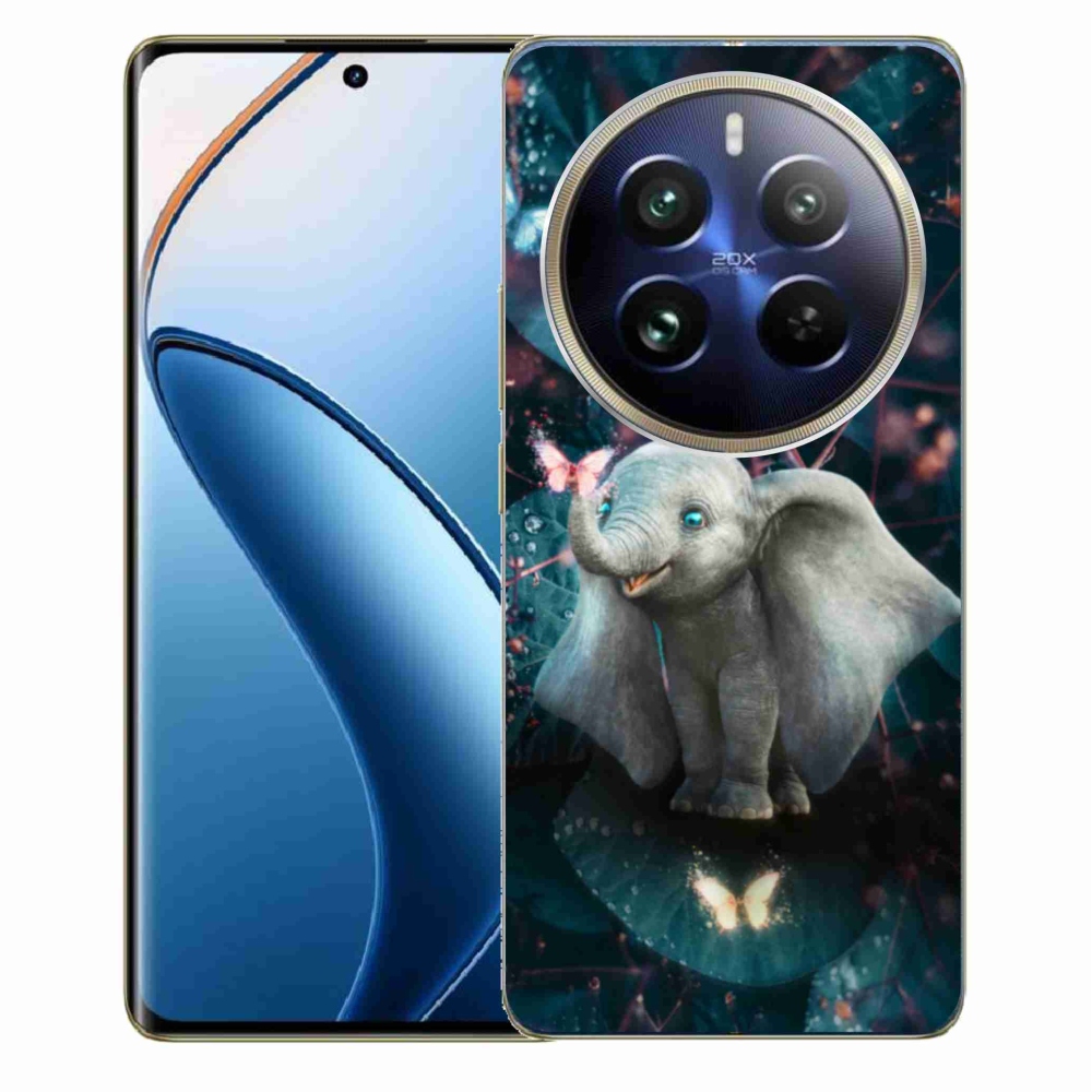 Gelový kryt mmCase na Realme 12 Pro 5G/12 Pro+ 5G - roztomilý slon