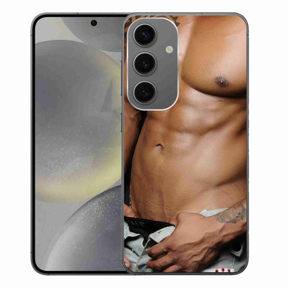 Gelový kryt mmCase na Samsung Galaxy S24+ - sexy muž