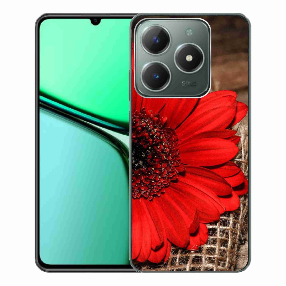 Gelový kryt mmCase na Realme C61 - gerbera