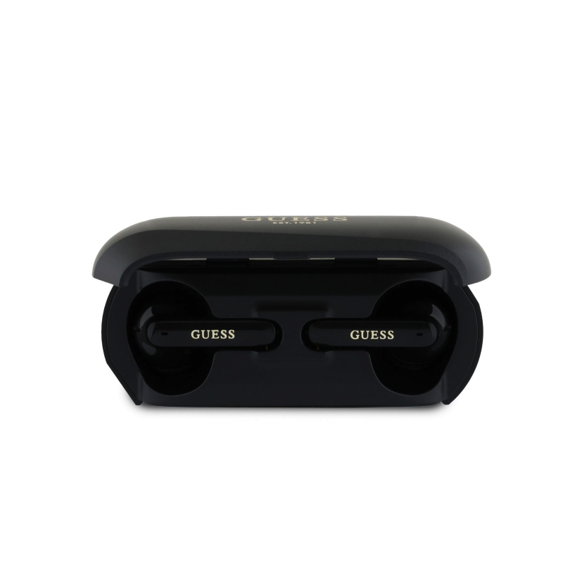 Guess Elongated Metallic ENC TWS Bezdrátová Sluchátka Black
