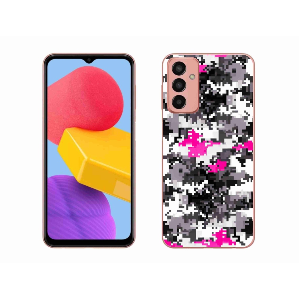Gelový kryt mmCase na Samsung Galaxy M13 - maskáčový vzor 4