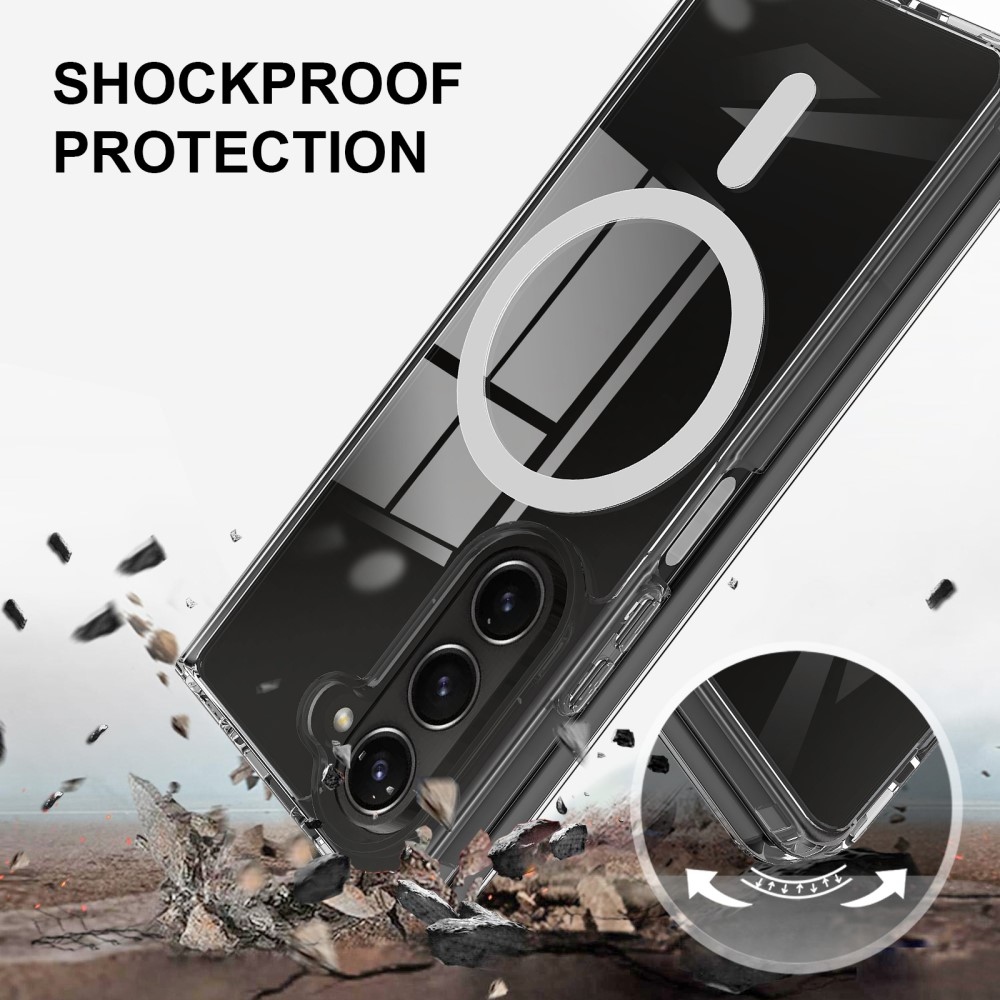 Shock plastový kryt s MagSafe na Samsung Galaxy Z Fold6 5G - černý