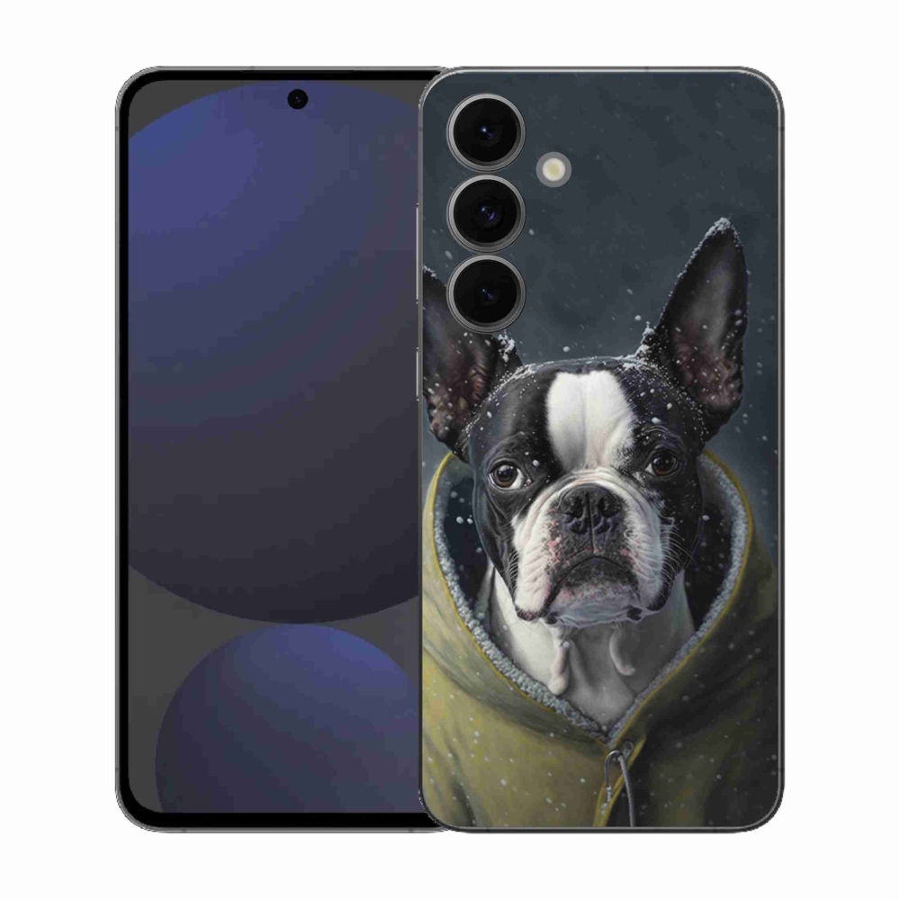 Gelový kryt mmCase na Samsung Galaxy S25 FE - buldoček