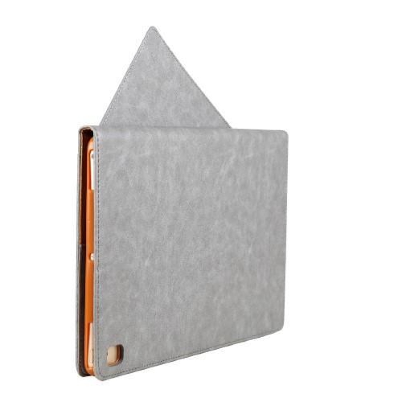 Ginny PU kožené pouzdro na iPad Air 2 - šedé