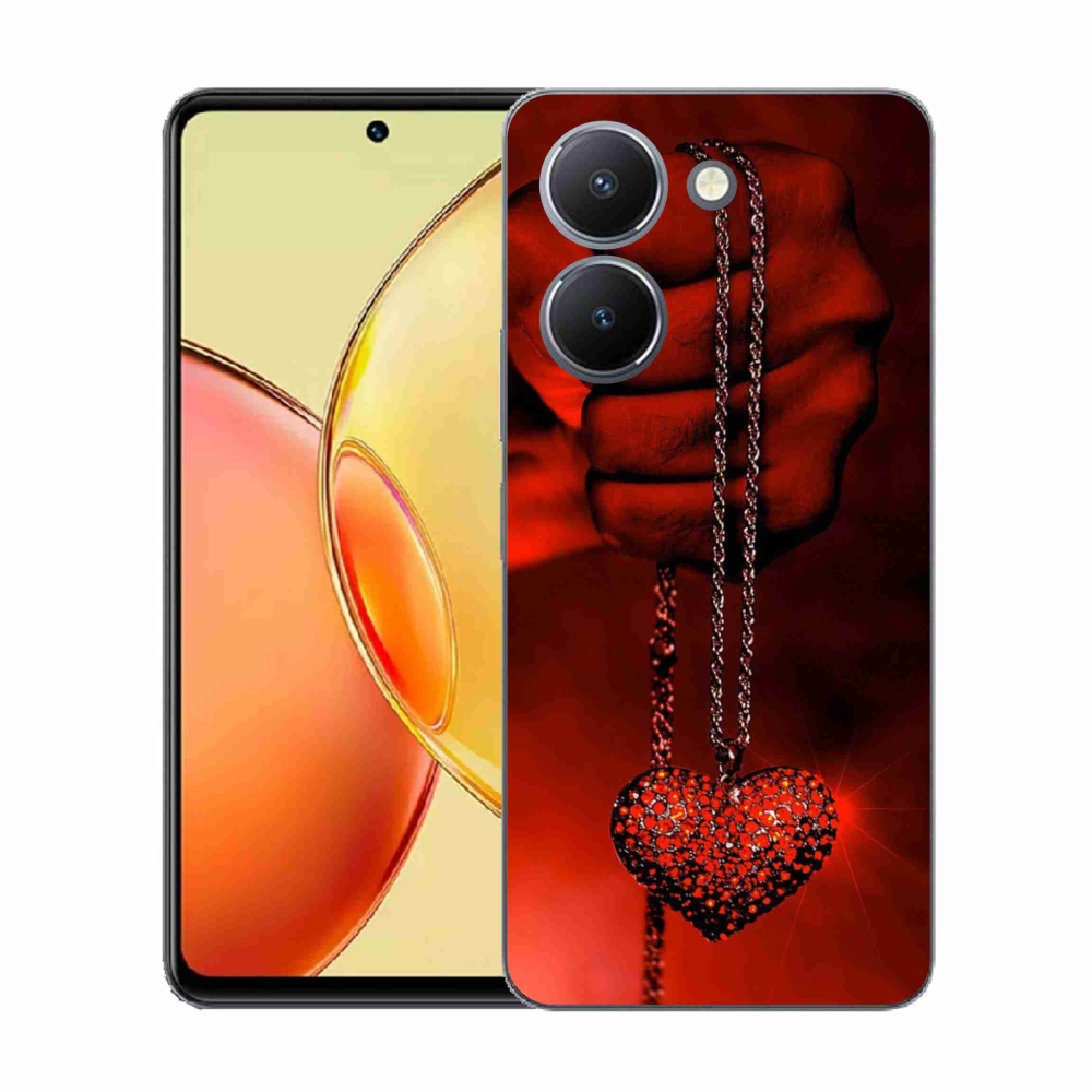Gelový kryt mmCase na Vivo Y36 - náhrdelník