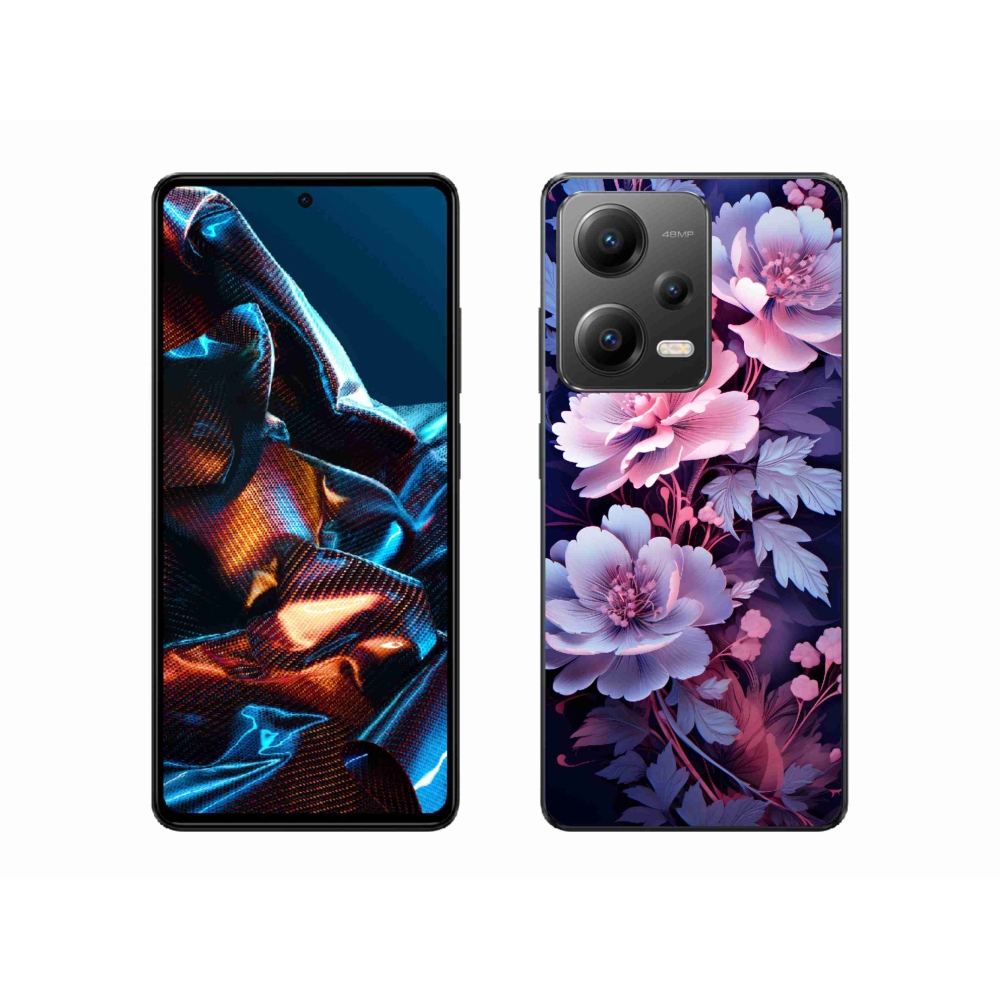 Gelový kryt mmCase na Xiaomi Redmi Note 12 Pro 5G - květiny 11