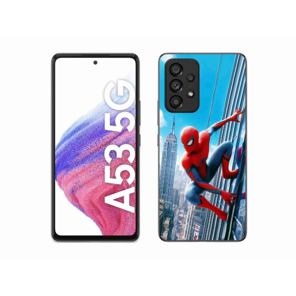 Gelový kryt mmCase na Samsung Galaxy A53 5G - spiderman