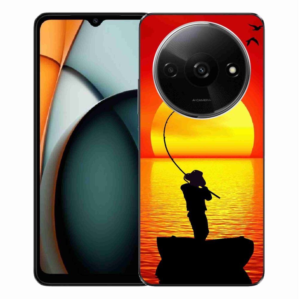 Gelový kryt mmCase na Xiaomi Redmi A3 - rybaření