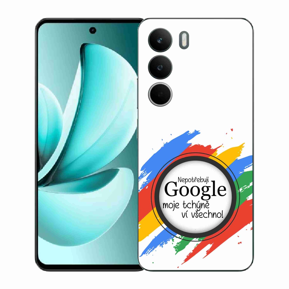 Gelový kryt mmCase na Realme C71 - tchýně ví všechno bílé pozadí