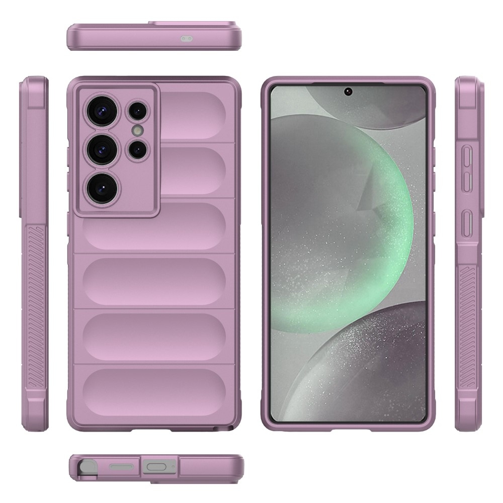 Rugg odolný gelový obal na Samsung Galaxy S25 Ultra - světlefialový