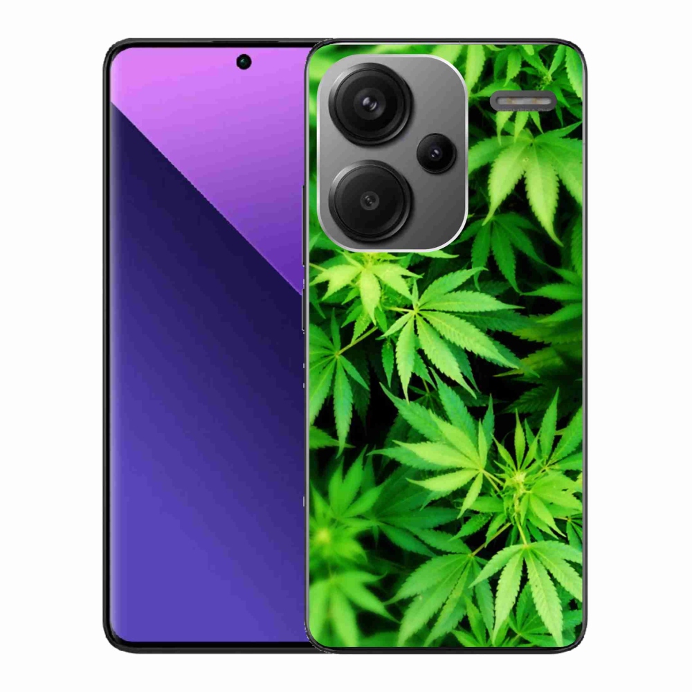 Gelový kryt mmCase na Xiaomi Redmi Note 13 Pro+ 5G - konopí 3