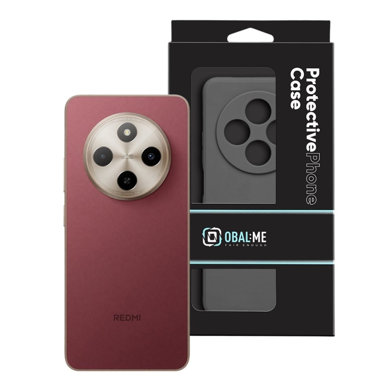 OBAL:ME Matte TPU Kryt pro Xiaomi Redmi 17C 4G Black