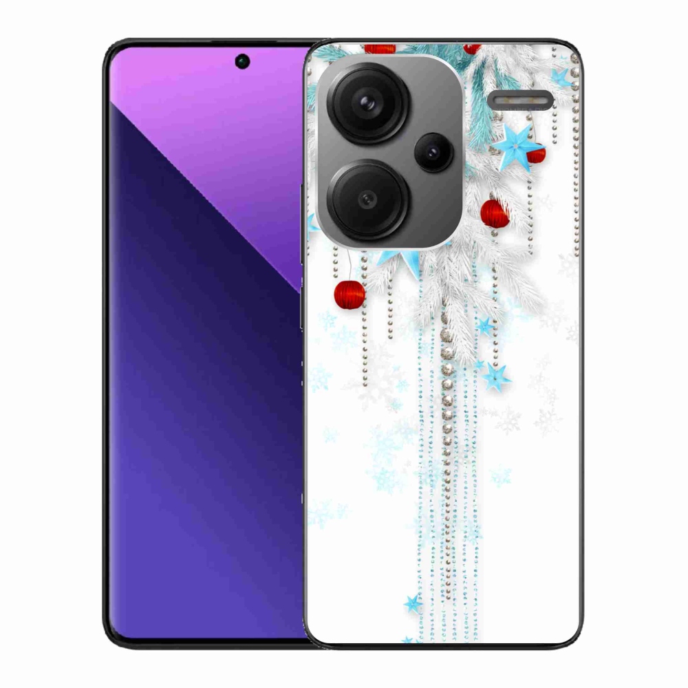 Gelový kryt mmCase na Xiaomi Redmi Note 13 Pro+ 5G - vánoční ozdoby