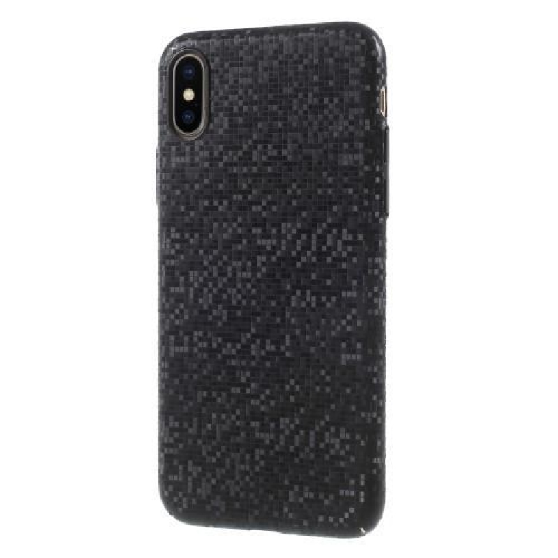 Glamour plastový obal na iPhone X - černý