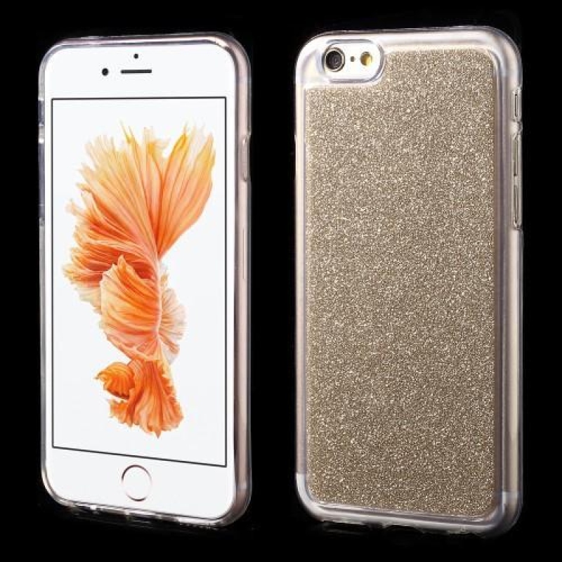 Glitter třpytivé pouzdro na iPhone 6 a 6s - zlaté
